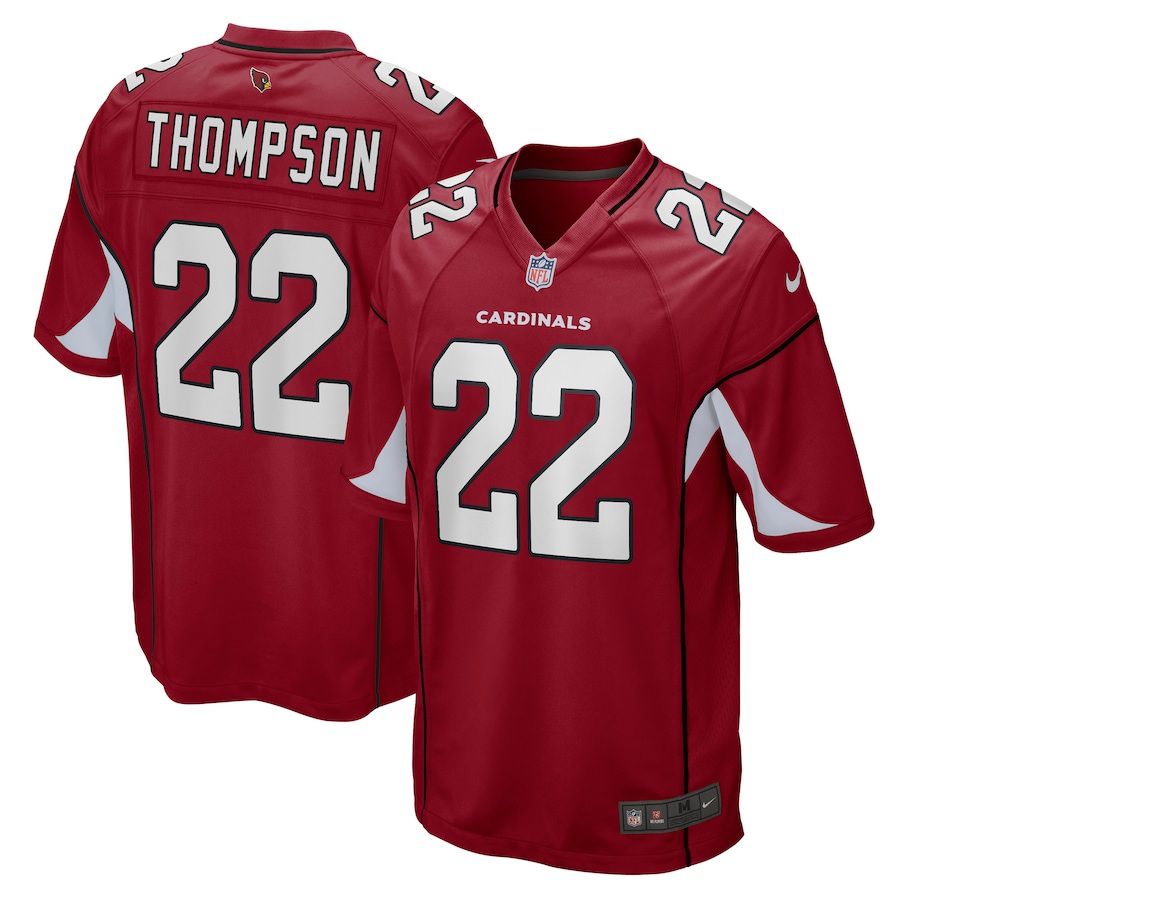 Men Arizona Cardinals #22 Deionte Thompson Nike Cardinal Game Player NFL Jersey